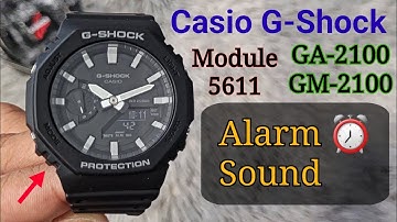 Casio G-Shock GA-2100 GM-2100 Module 5611 Alarm Beep Sound ⏰️