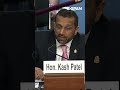 Patel: "I will not participate in your charade of lies"