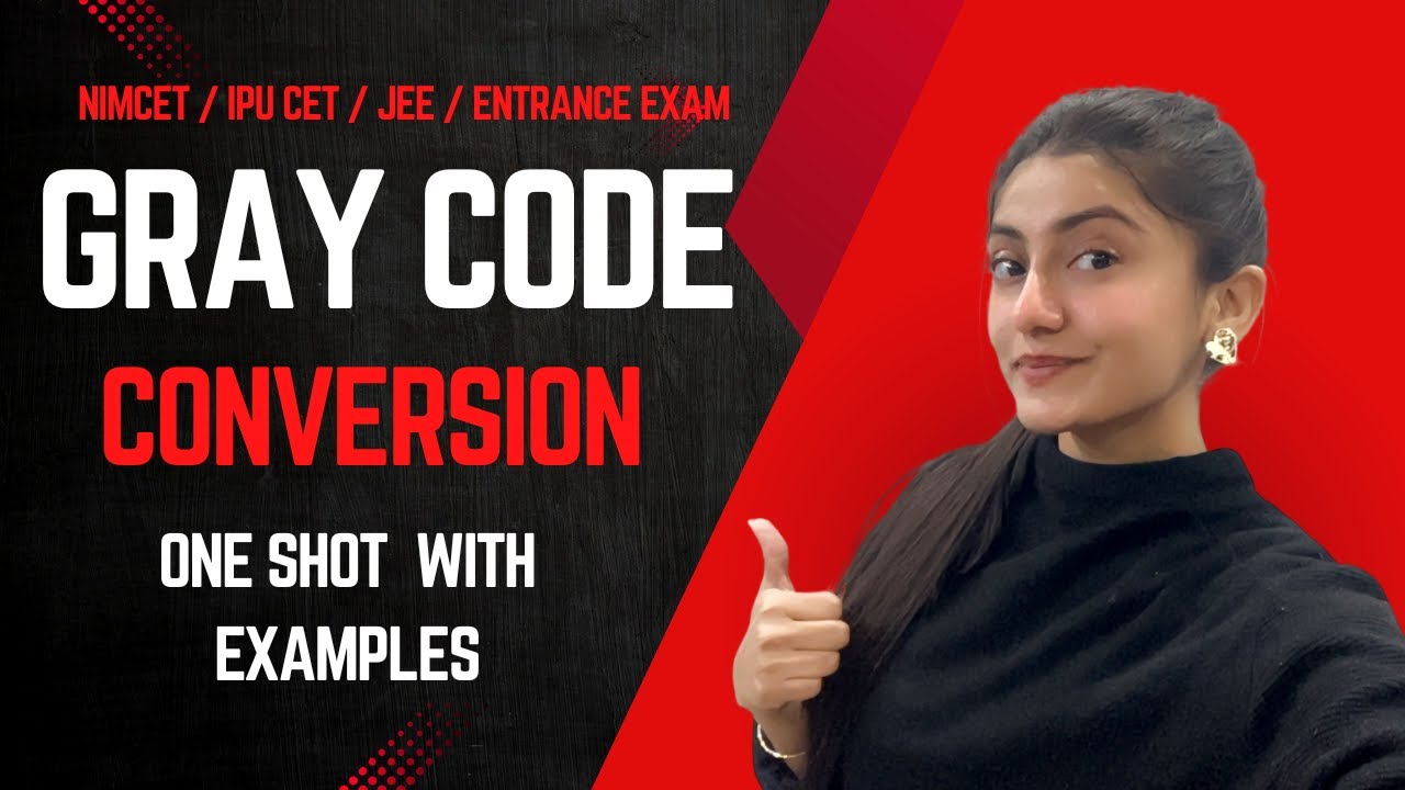Binary to gray code conversion | BCD | Hindi #nimcet #ipucet #jee - YouTube