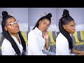 HOW I STYLE + BLEND My Straightened NATURAL HAIR With Better Length Clip Ins | + 3 Hairstyles