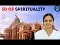 3d of spirituality session with sadhvi nityabodha ji