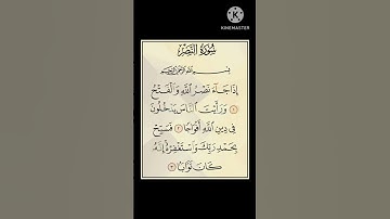 سورة النصر للقارئ ياسر الدوسري