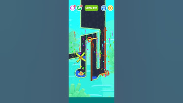 save the fish level 201 -mobile game/fishdom #shorts