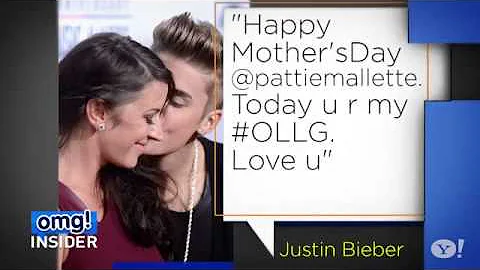 Justin Bieber Serenades Mom Pattie Mallette on Mot...