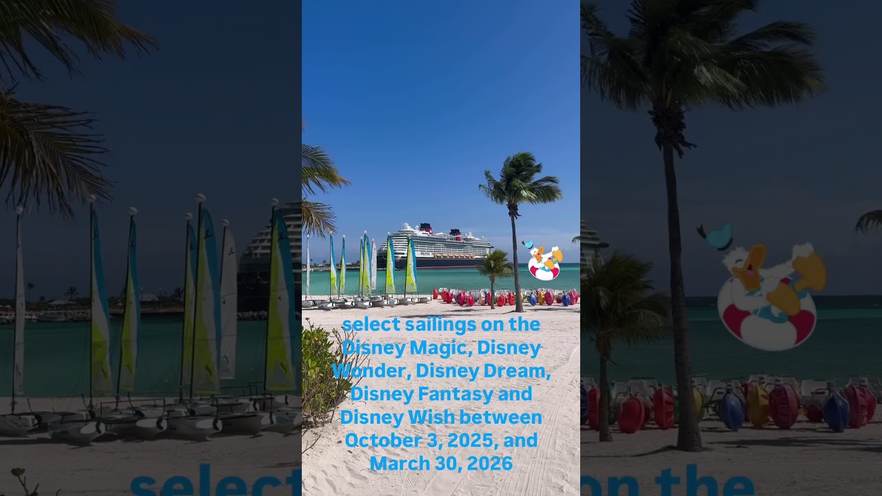 50% off Third and Fourth Guests on Select Disney Cruises Sailing October 3, 2025- March 30, 2026