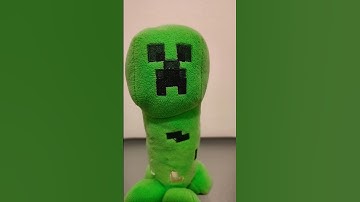 Creeper wanted to say hi🤣🤣#minecraft #plush #funny