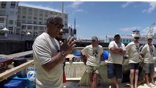 Three generations of navigators aboard Hokulea for Atlantic journey