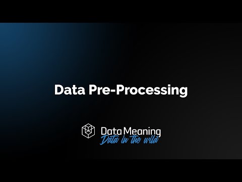 Data Pre-Processing Best