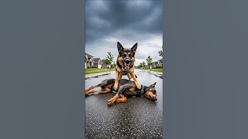 German Shepherd vs. Strongest Dogs Battle for Dominance #shrots