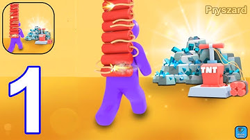 Miner Tycoon : Big Dynamite - Gameplay Walkthrough Part 1 Stick Dig Deep With Dynamite Game Android