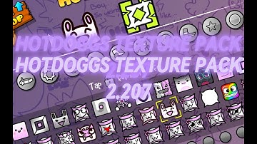 Hotdoggs Texture Pack! | HIGH GRAPHICS ONLY | Texture Pack | Geometry Dash