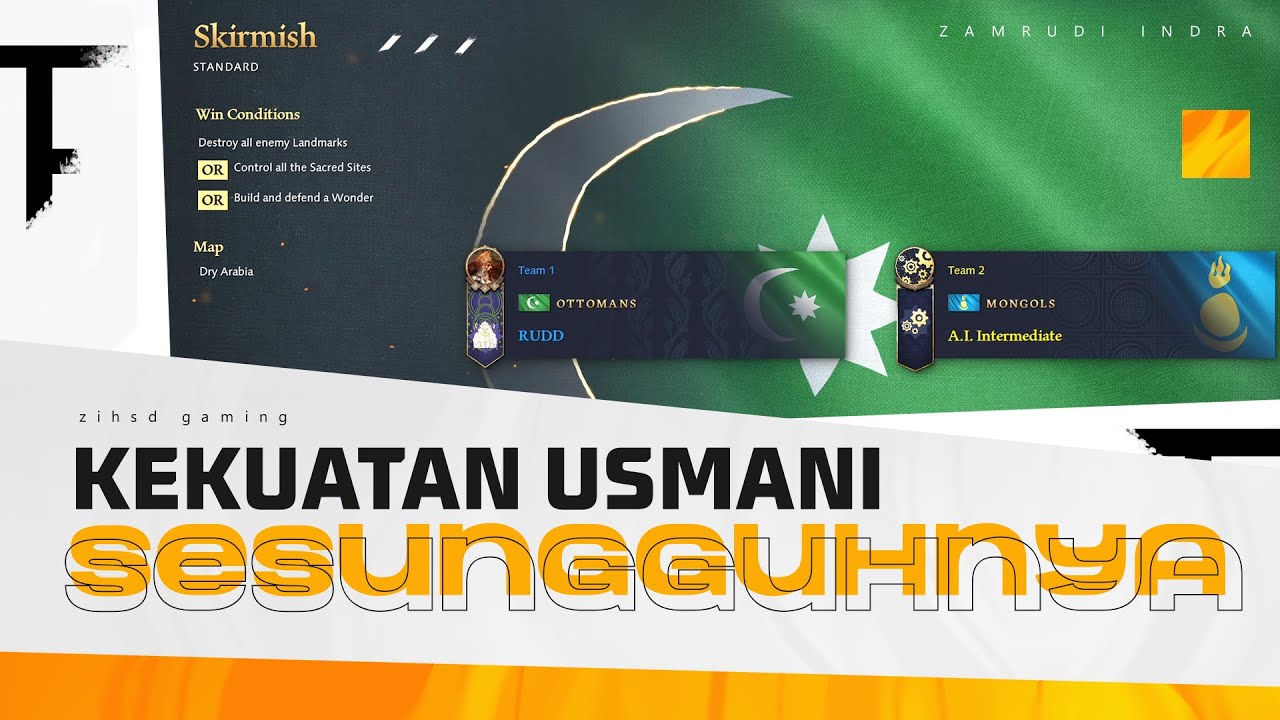 Age of Empires IV Ottoman Mastery vs intermediate A.I. YouTube