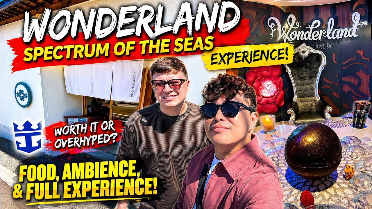 Spectrum of the Seas Wonderland Royal Caribbean Review (Alice in Wonderland Theme)