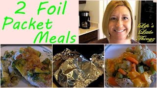 Welcome To My Kitchen~ 2 Foil Pack Meals (Kraft & Velveeta)