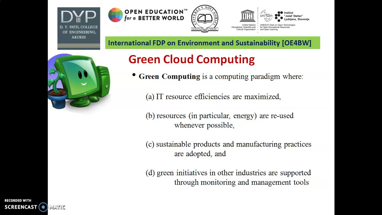 Review on Green Cloud Computing - YouTube