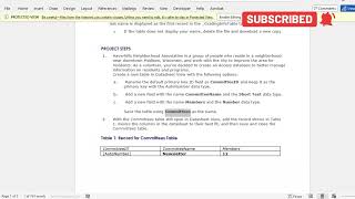 Shelly Cashman Access 365 Module 1 SAM Project B | SAM Project B Access Module 01 Databases