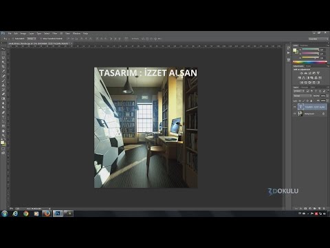 Photoshop’ta Resim Üzerinden Yazı Silmek