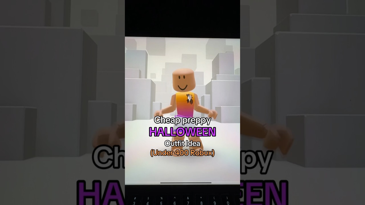 Cheap Preppy Halloween Outfit Idea-🤩🤑🎃 (Under 400 ROBUX) #roblox #robloxshorts