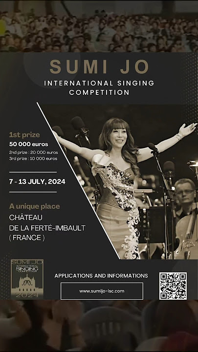 #SumiJoInternationalSingingCompetition 🥇🥈🥉 7.7.24-13.7.24 #France🇫🇷 | My Legend 💜 Caro Mio #SumiJo 🌹