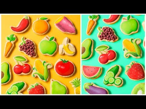 FOOD EMOJI COOKIES PART 2! Fruits and Vegetables