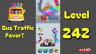 Bus Traffic Fever Level 242  Walkthrough | 🚌🚦 Parking & Color Sort Puzzle | Mini Boss screenshot 4