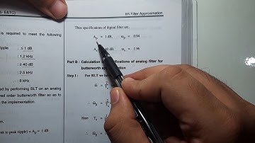 16. Designing of Butterworth filter using IIT and BLT   Part 2