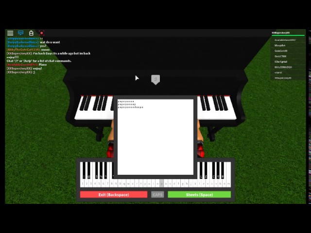 Roblox Piano Let Her Go Sheets Youtube - passenger let her go roblox piano