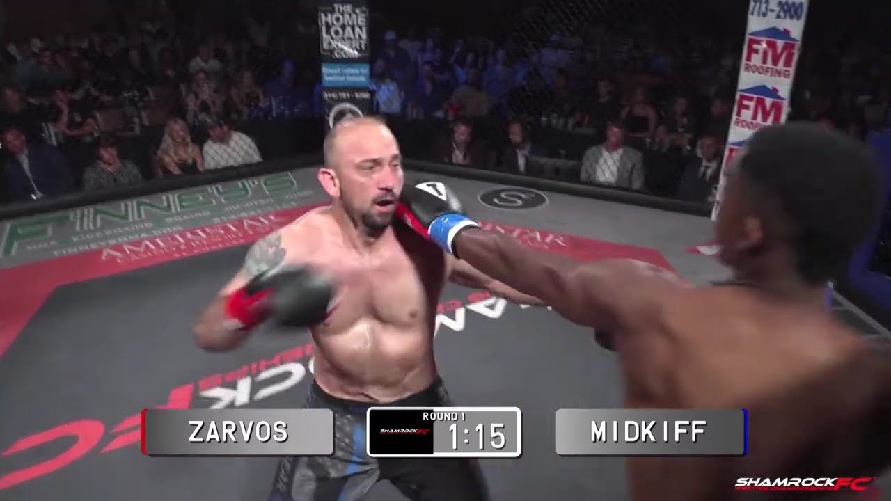 Shamrock FC 339 Ian Zarvos vs Auhston Midkiff YouTube