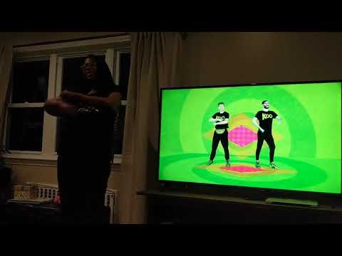 Ms. Havis dances to the Superhero Song