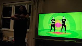 Ms. Havis dances to the Superhero Song