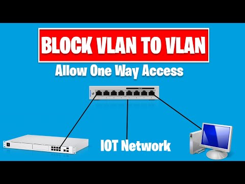 How To Block VLAN Traffic & Create One Way Access To IoT Network - Ubiquiti UniFi Dream Machine Pro