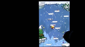 Doodle Jump Christmas Special iPhone App Review CrazyMikesapps.com