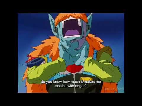 Dragon Ball GT - Baby emerges from Dr. Myuu and kills him. (subbed)