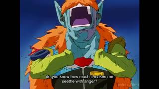 Dragon Ball GT - Baby emerges from Dr. Myuu and kills him. (subbed)