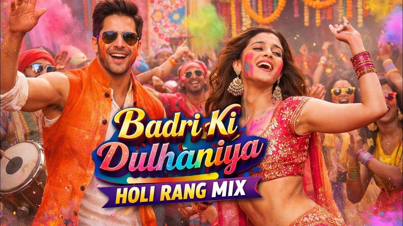 Badri Ki Dulhaniya Holi Rang Mix 2026 | Full DJ Remix | Varun & Alia Style Dance Song 🌈🔥