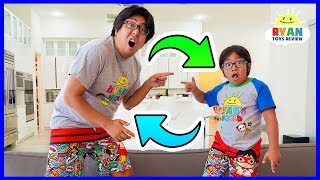 kids turn into adult parents turns into kids pretend play