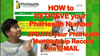 How to RETRIEVE and UPDATE PhilHealth Record via E-MAIL | Step-by-step | Updated February 2022 screenshot 5