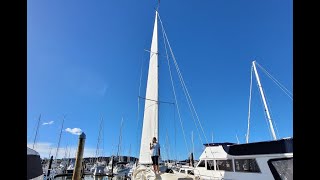 Installing My New Rolly Tasker Sail  I Used My Old Sail Until it Fell Apart by Wind Hippie Sailing 59,650 views 11 months ago 17 minutes