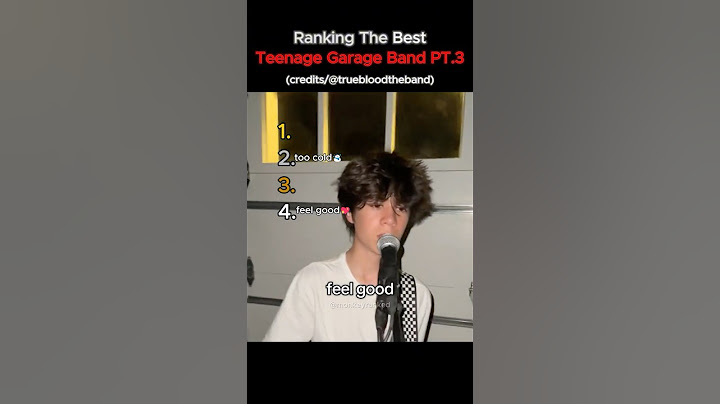 Ranking The Best "Teenage Garage Band" Videos PT.3!  @truebloodtheband