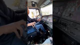 Truck driver uses all his 18 gears smoothly?
