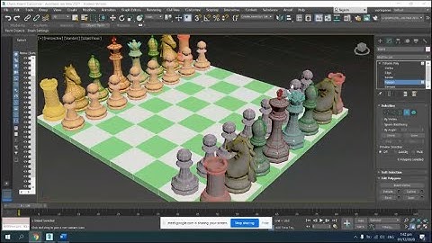 Animating Chess Scene using 3D Max