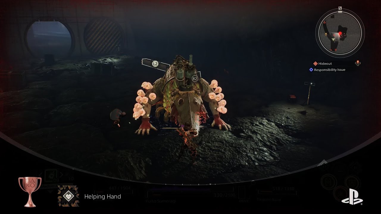 SCARLET NEXUS Helping Hand Trophy