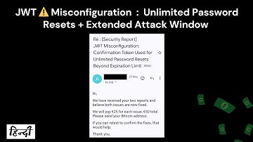 JWT 🔥 Misconfiguration : BUG BOUNTY PoC