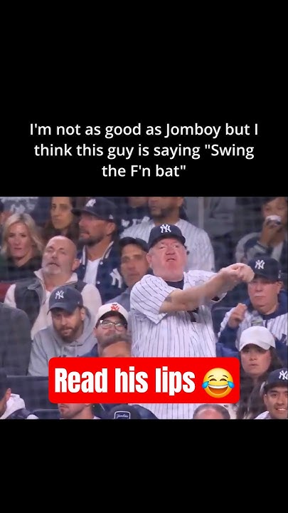 I Think I Can Read Lips Now 🧐 #yankees - YouTube