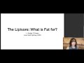 L. Amber O'Hearn -  'The Lipivore: What is Fat for?'