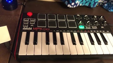 How To: Using A MIDI Keyboard in Garage Band (Akai MPK Mini)