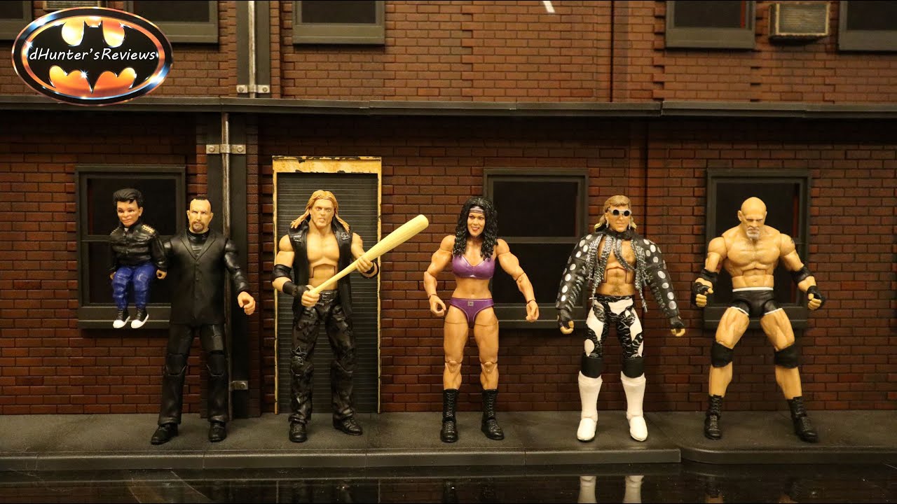 Mattel WWE Elite 37 Paul Ellering, Rocco, Chyna, Goldberg, Edge, Shawn Michaels Action Figure Review