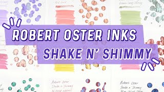 Swatch with Yoseka: Robert Oster Inks Shake n’ Shimmy by Yoseka Stationery 1,177 views 3 weeks ago 13 minutes, 53 seconds