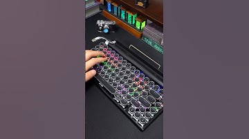 Wireless mechanical typewriter keyboard. #keyboard #tabletkeyboard #gamingkeyboard