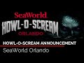 Howl-O-Scream is coming to SeaWorld Orlando Announcement